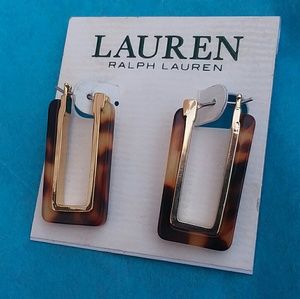 Ralph Lauren Tortoise Earrings